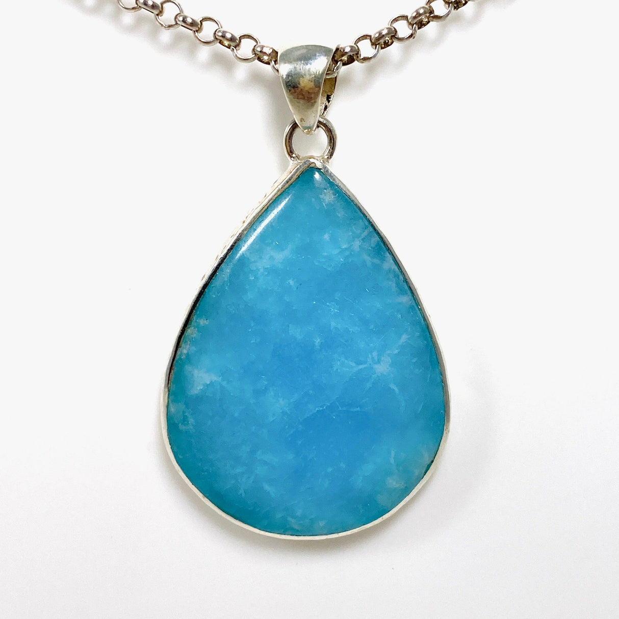 Hemimorphite Teardrop Pendant KPGJ4191 - Nature's Magick