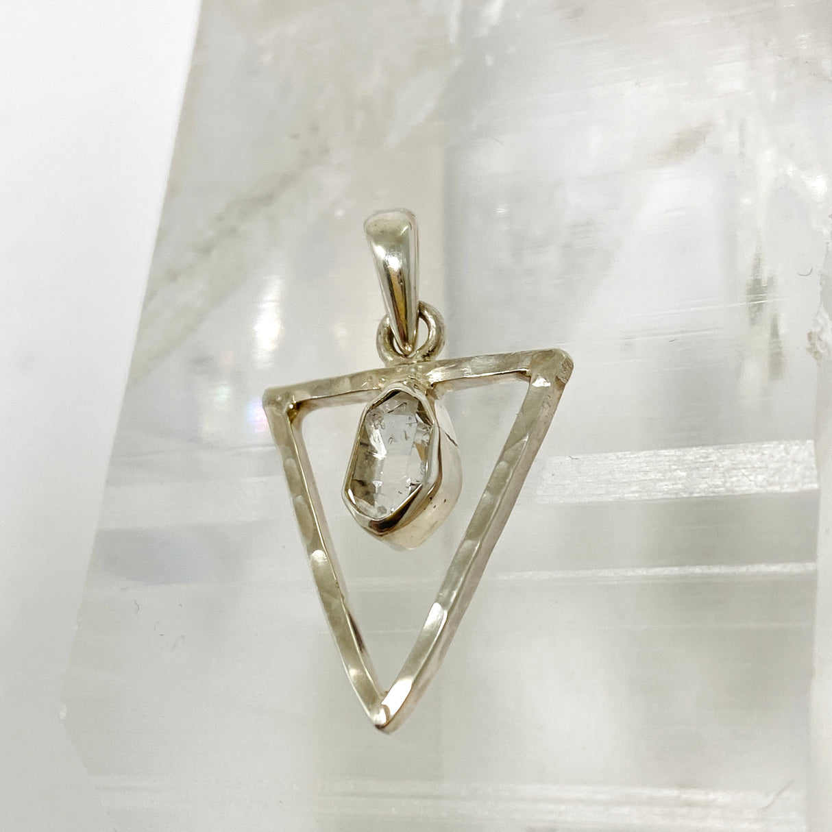 Herkimer Diamond Crystal Pendant BTP-100