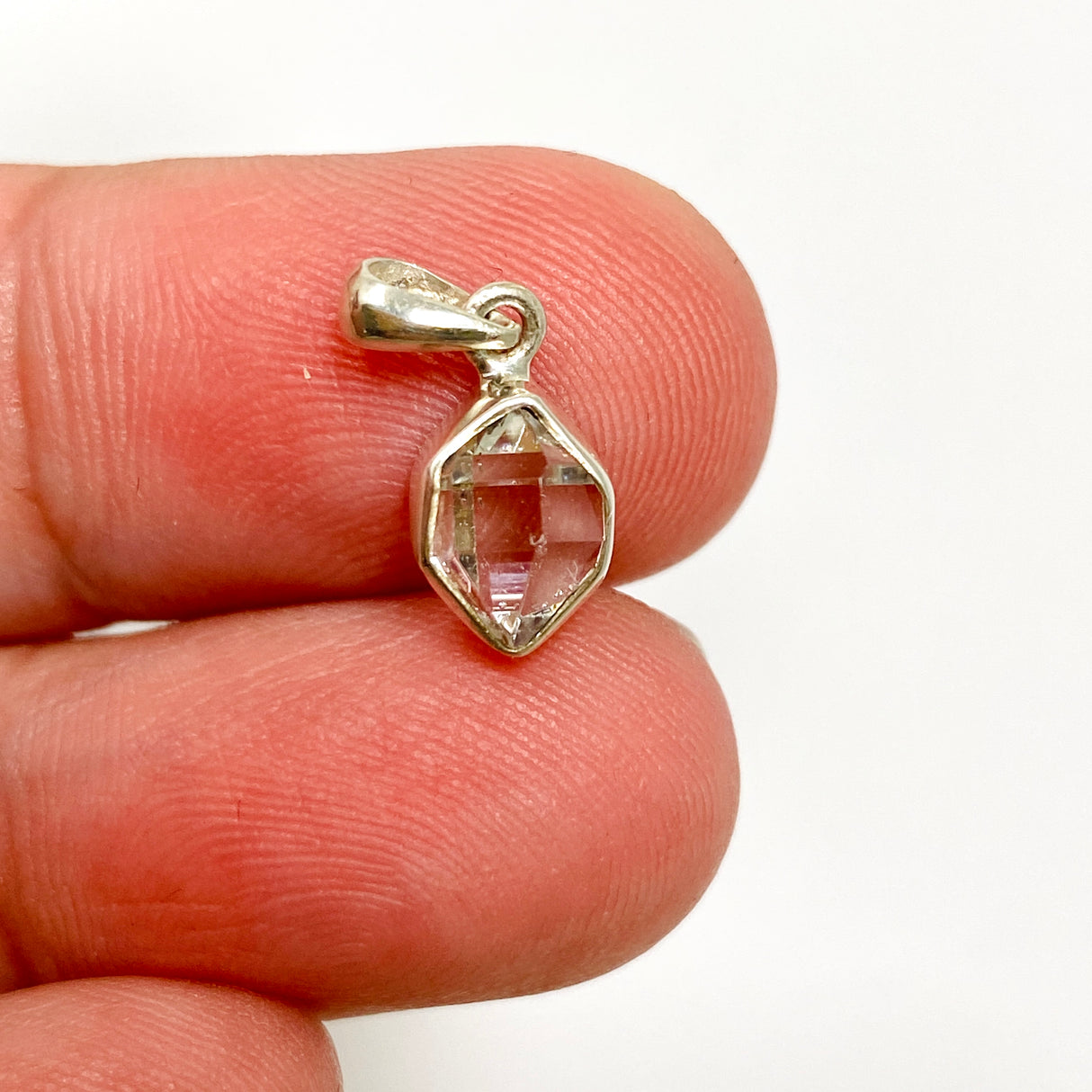 Herkimer Diamond Crystal Pendant BTP-105