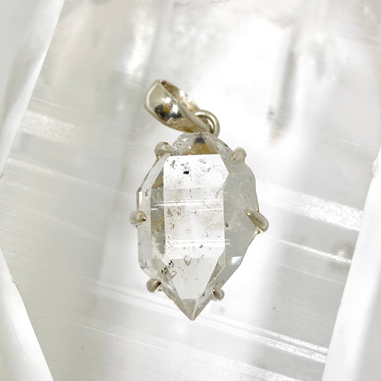 Herkimer Diamond Crystal Pendant BTP-98