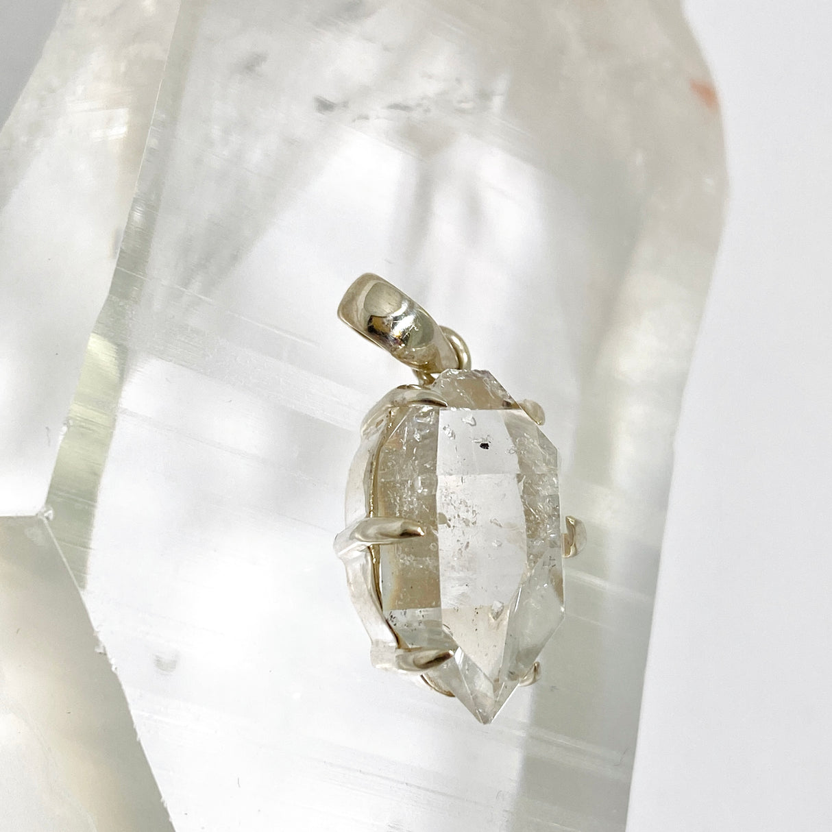 Herkimer Diamond Crystal Pendant BTP-98