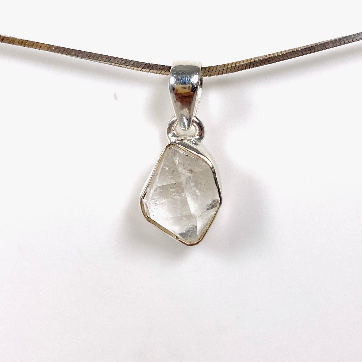 Herkimer Diamond Quartz Crystal Pendant PPGJ456 - Nature's Magick