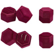 Hexagon Velvet Ring Box - Nature's Magick
