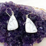 Howlite Freeform Earrings KEGJ1489 - Nature's Magick