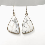 Howlite Freeform Earrings KEGJ1489 - Nature's Magick