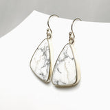 Howlite Freeform Earrings KEGJ1489 - Nature's Magick