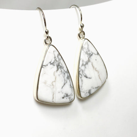 Howlite Freeform Earrings KEGJ1489 - Nature's Magick