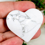 Howlite Heart HWH - Nature's Magick