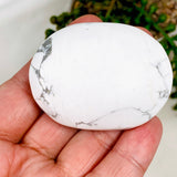 Howlite Palmstone HWP - Nature's Magick