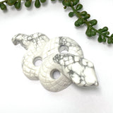 Howlite Snake with head up HOWS-01