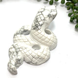 Howlite Snake with head up HOWS-01