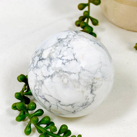 Howlite Sphere HS-02 - Nature's Magick