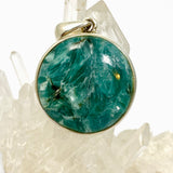 Green Kyanite Round Cabochon Pendant PPGJ983