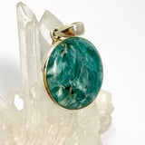 Green Kyanite Round Cabochon Pendant PPGJ983