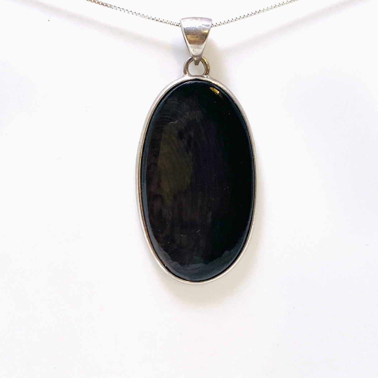 Hypersthene oval pendant KPGJ3062