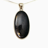 Hypersthene oval pendant KPGJ3062