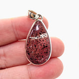 Lepidicrocite in Quartz (Inclusion Quartz)Teardrop Cabochon Pendant PPGJ823