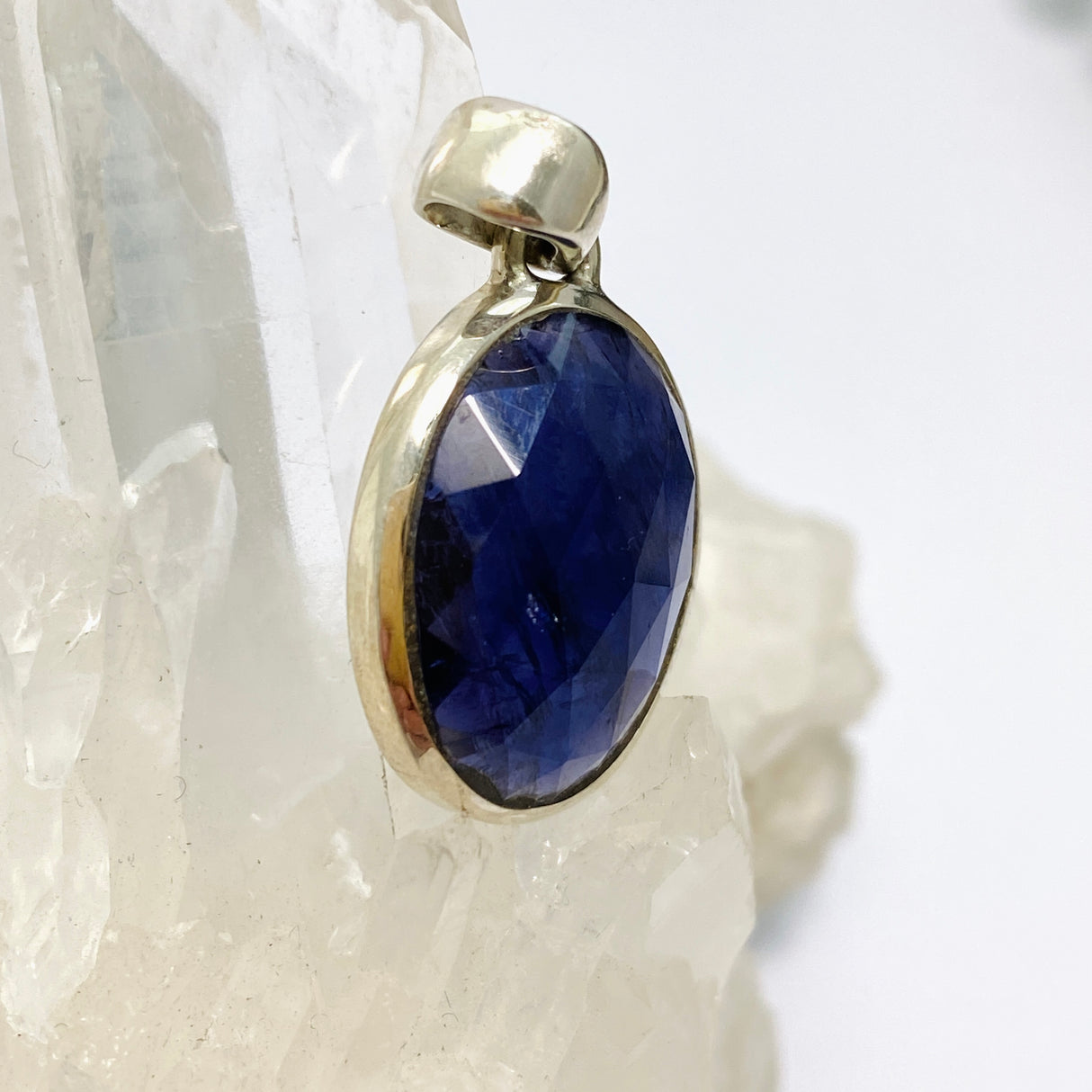 Iolite Oval Faceted Pendant PPGJ855