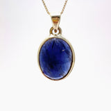 Iolite Oval Faceted Pendant PPGJ855