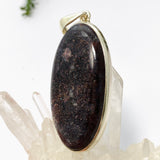 Iolite Sunstone Oval Cabochon Pendant PPGJ876