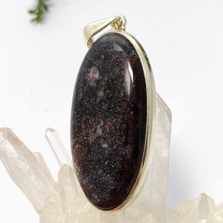 Iolite Sunstone Oval Cabochon Pendant PPGJ876