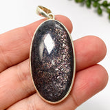 Iolite Sunstone Oval Cabochon Pendant PPGJ876