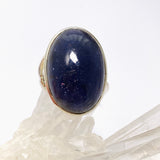 Iolite Sunstone Oval Cabochon Split Band Ring Size 6.5 PRGJ662