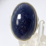 Iolite Sunstone Oval Cabochon Split Band Ring Size 6.5 PRGJ662