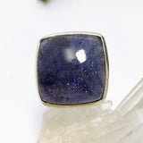 Iolite Sunstone Square Cabochon Ring Size 9 PRGJ667