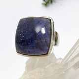 Iolite Sunstone Square Cabochon Ring Size 9 PRGJ667