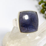 Iolite Sunstone Square Cabochon Ring Size 9 PRGJ667