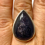 Iolite Sunstone Teardrop Cabochon Ring Size 6.5 PRGJ668