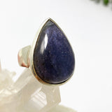 Iolite Sunstone Teardrop Cabochon Ring Size 6.5 PRGJ668