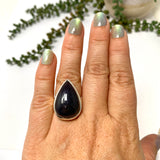 Iolite Sunstone Teardrop Cabochon Ring Size 7 PRGJ670