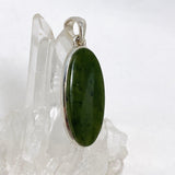 Jade Nephrite (Siberian) Oval Pendant PPGJ669 - Nature's Magick