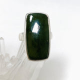 Jade Nephrite (Siberian) Rectangular Ring Size 11 PRGJ402 - Nature's Magick