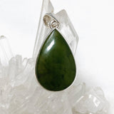 Jade Nephrite (Siberian) Teardrop Pendant PPGJ672 - Nature's Magick