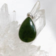 Jade Nephrite (Siberian) Teardrop Pendant PPGJ673 - Nature's Magick