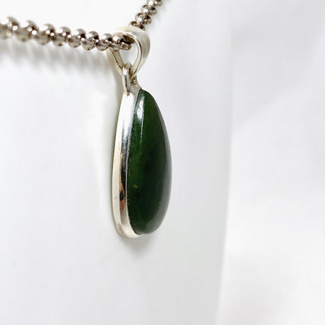 Jade Nephrite (Siberian) Teardrop Pendant PPGJ673 - Nature's Magick