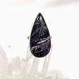 Kammererite Teardrop Split Band Ring Size 9 KRGJ3143 - Nature's Magick