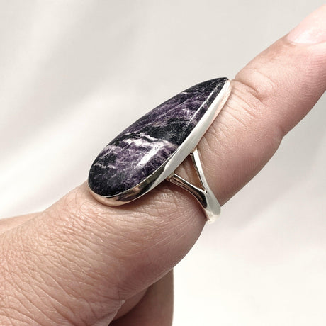 Kammererite Teardrop Split Band Ring Size 9 KRGJ3143 - Nature's Magick