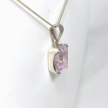 Kunzite Faceted Rectangular Pendant PPGJ709 - Nature's Magick