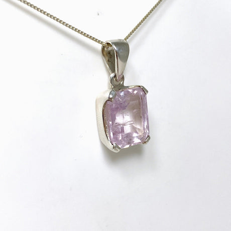 Kunzite Faceted Rectangular Pendant PPGJ709 - Nature's Magick