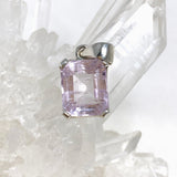 Kunzite Faceted Rectangular Pendant PPGJ709 - Nature's Magick