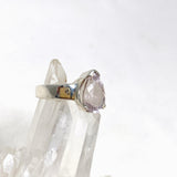 Kunzite Faceted Teardrop Ring Size 7 PRGJ459 - Nature's Magick