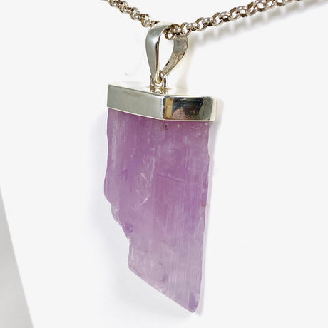 Kunzite Raw Crystal Pendant PPGJ529 - Nature's Magick