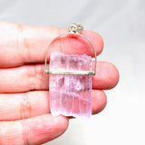 Kunzite Raw Crystal Pendant PPGJ710 - Nature's Magick