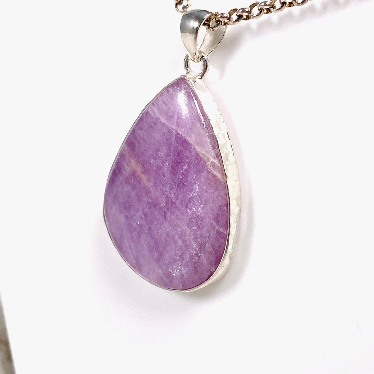 Kunzite teardrop pendant KPGJ3896