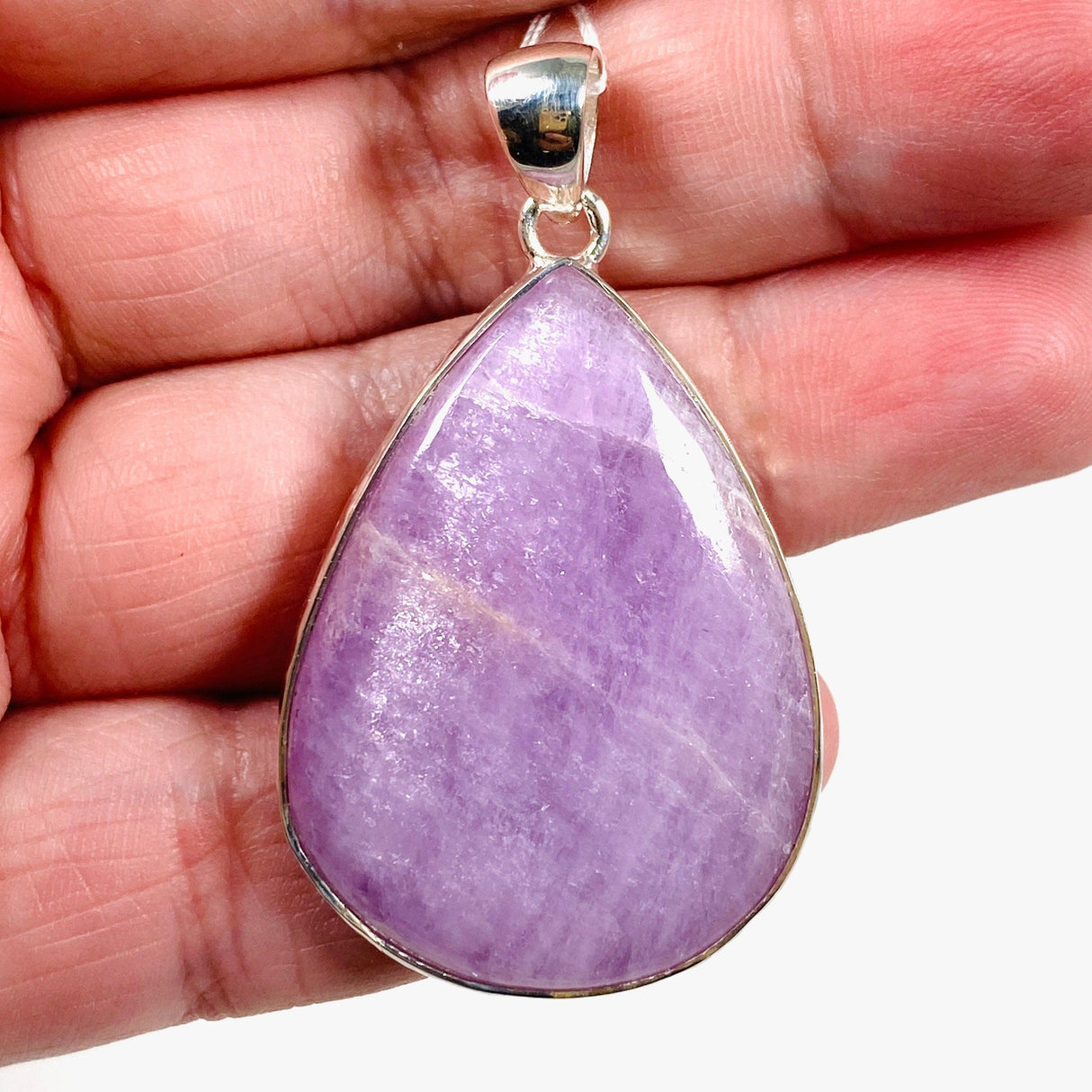 Kunzite teardrop pendant KPGJ3896