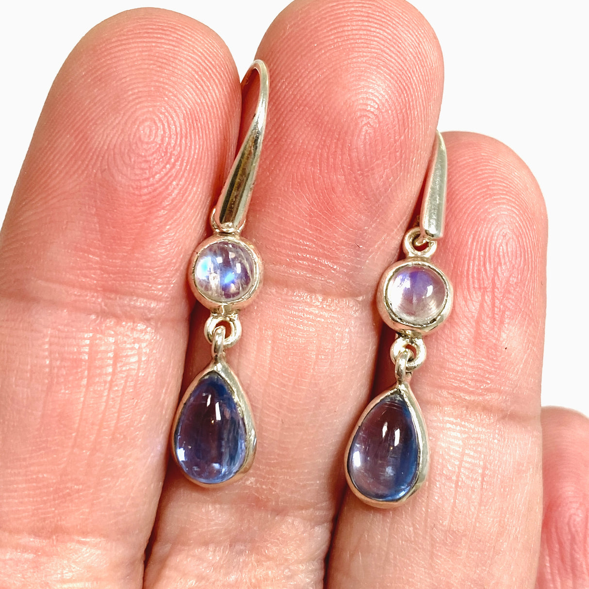 Kyanite and Moonstone Multi-stone Earrings PEGJ360
